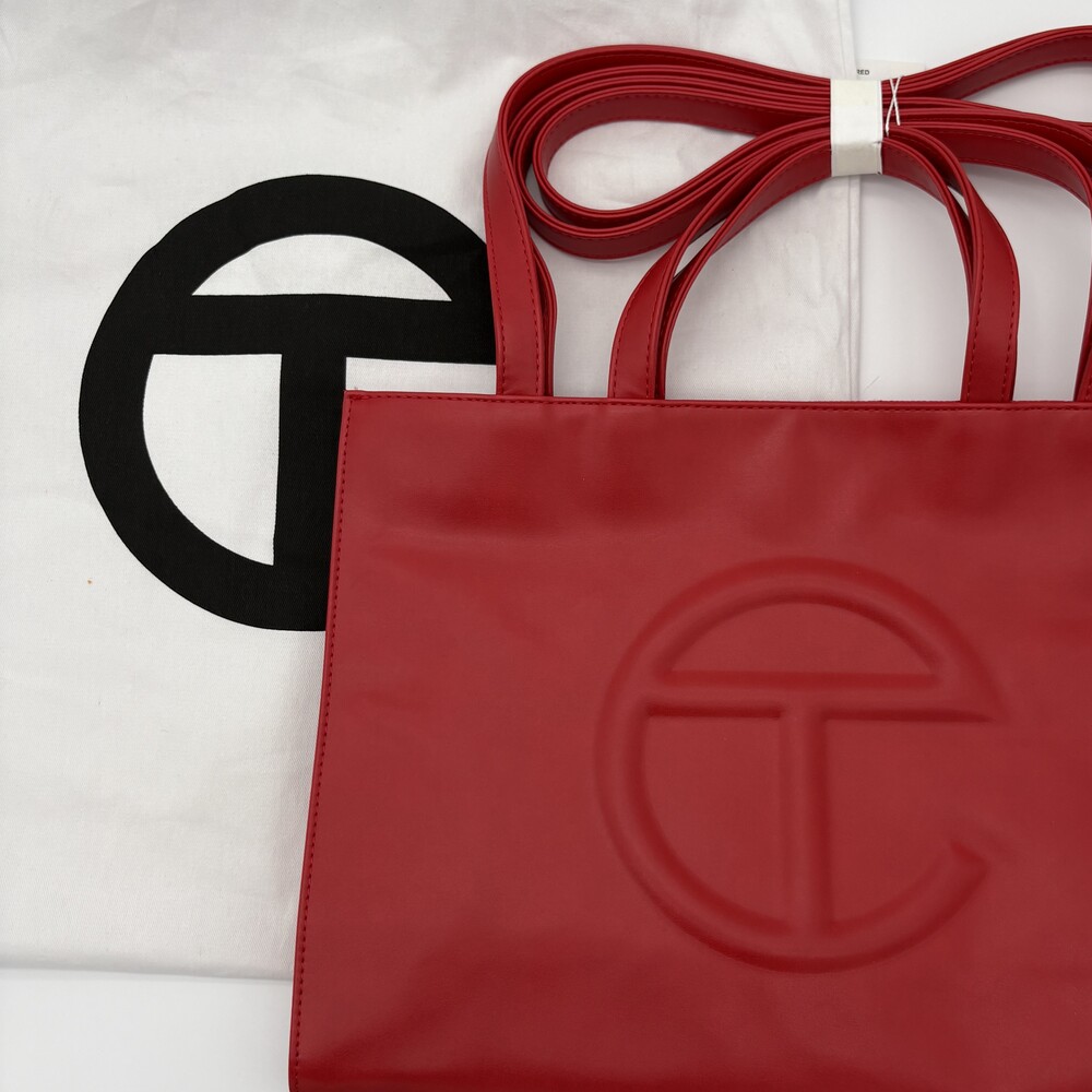 Telfar Medium Shopping Bag - Red (Brand New)